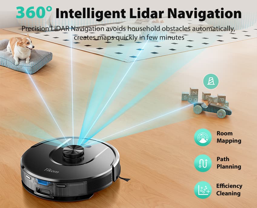 Tikom L8000 Plus · Saugroboter – Miniatur 3